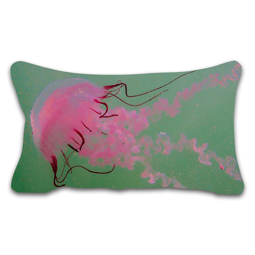 100 x 50cm cushion - Pink Jelly Ballerina 1