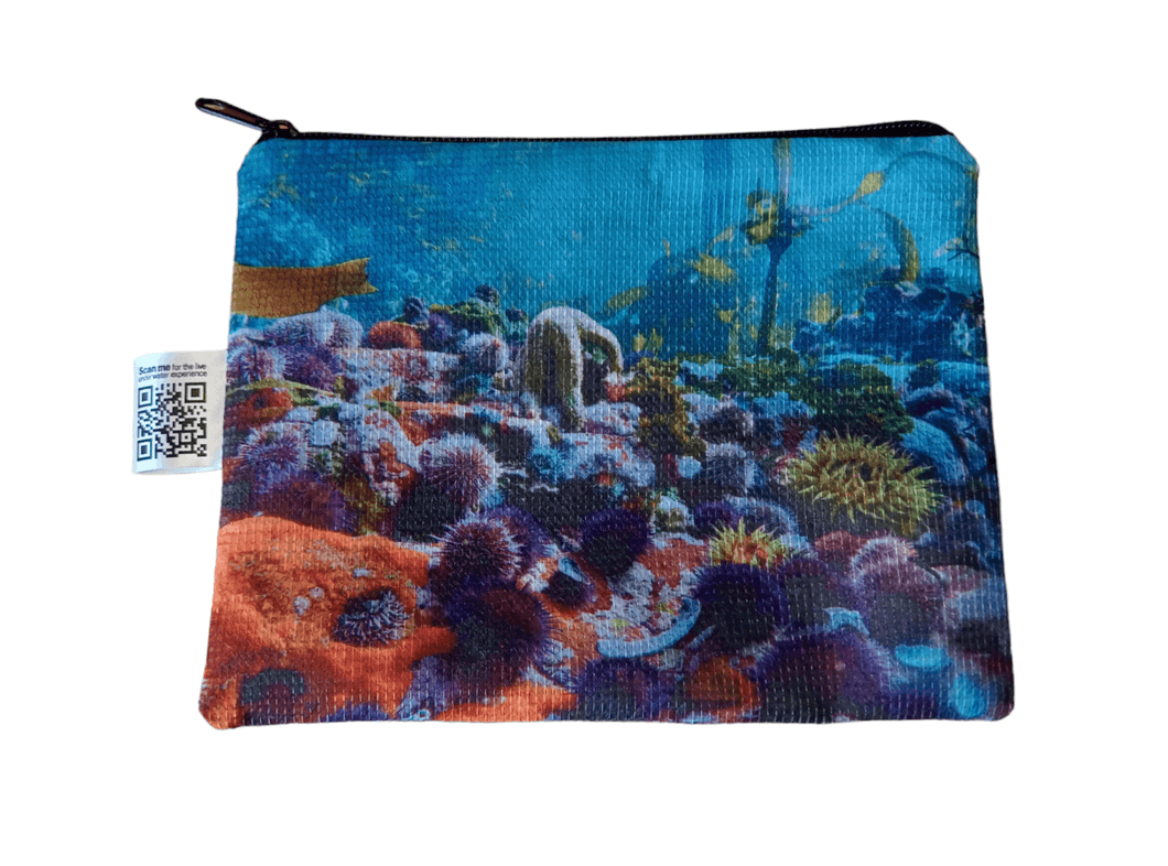 Small Zipper Bag [sublimation print on recycled fabric made from plastic bottles] – RISING STAR PHOLANI