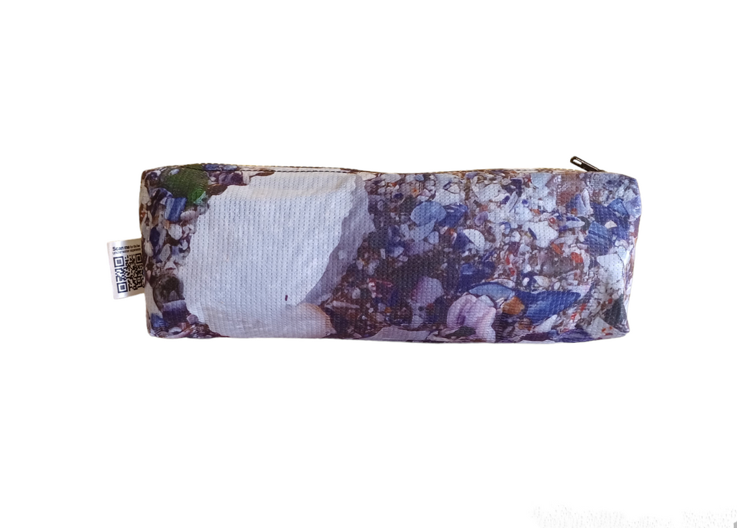 Pencil Zip Bag [sublimation print on recycled fabric made from plastic bottles] – TREASURED NAUTILUS