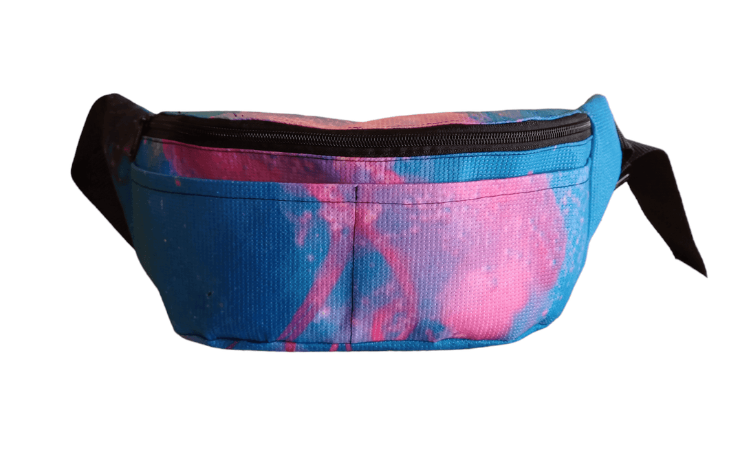 Moon Bag [sublimation print on recycled fabric made from plastic bottles] – THINK PINK JELLY