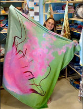 Load image into Gallery viewer, Flannel Fleece Blanket - Pink Jelly Ballerina
