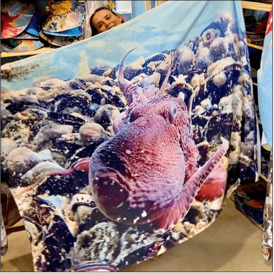 Flannel Fleece Blanket - Naughty Octopus