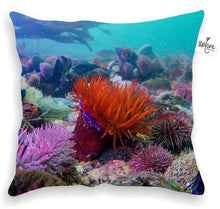 Load image into Gallery viewer, 60 x 60 Cushion - OCEAN MOTION BLOOM
