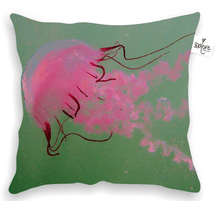 Load image into Gallery viewer, 60 x 60 Cushion - PINK JELLY BALLERINA 1
