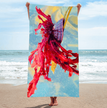 Load image into Gallery viewer, BEACH Towel [highly absorbent micro fibre fabric] - PRISCILLA QUEEN OF THE OCEAN 2
