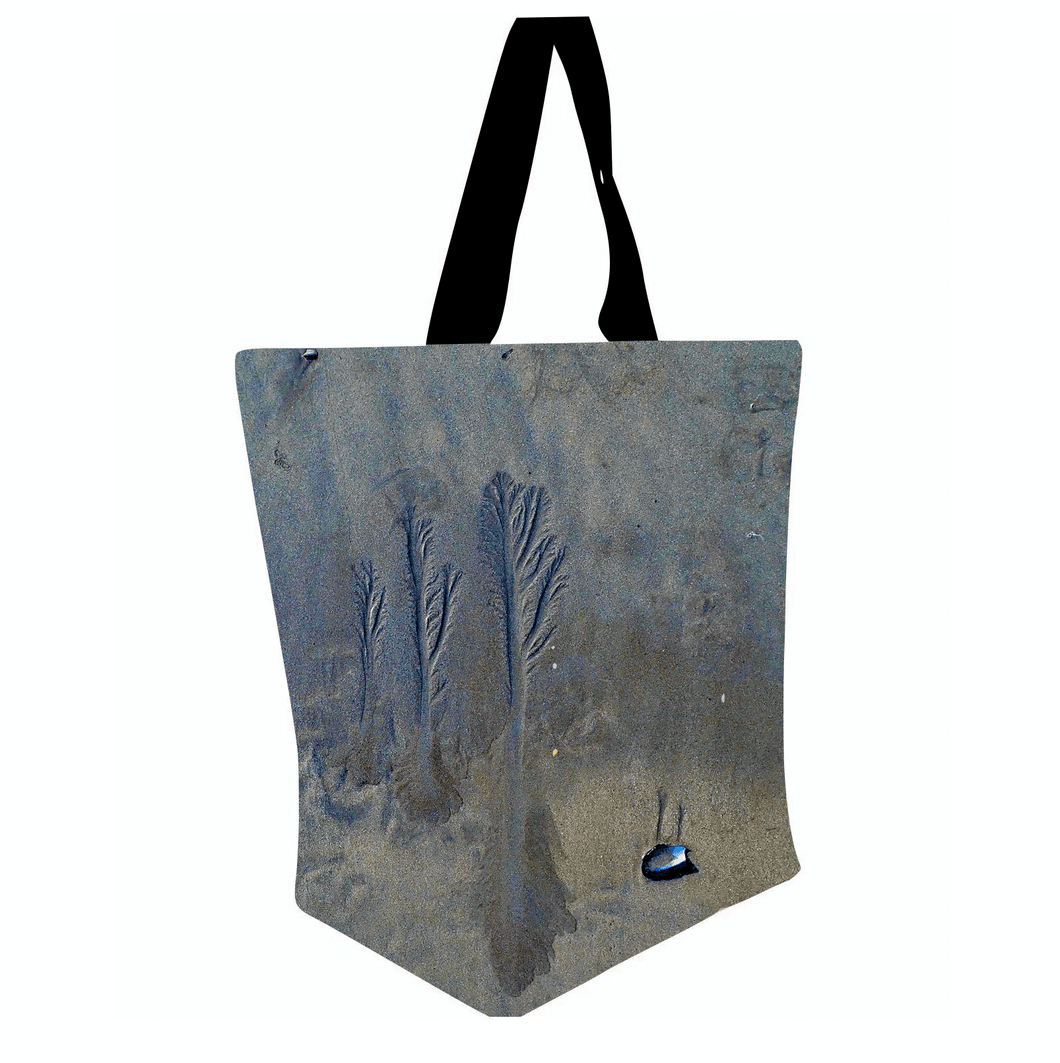 Large Zipped Beach Bag with inner pocket - HEAVENS SAND FOREST
